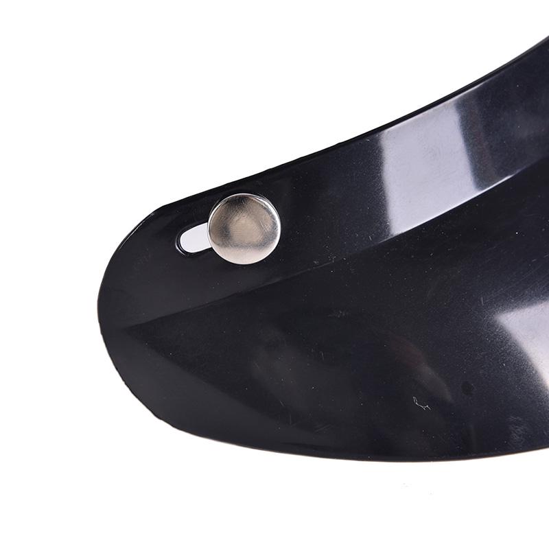 Universal 3 Snap Visor Face Shield Lens For Helmets Open Face Helmet Accessories