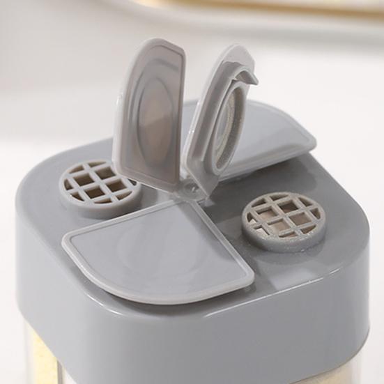 Borcane de condimente ecologice, din plastic rezistent la praf, Mini sticle de condimente pentru acasă