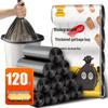 Degradable Black Trash Bags, 120 Count
