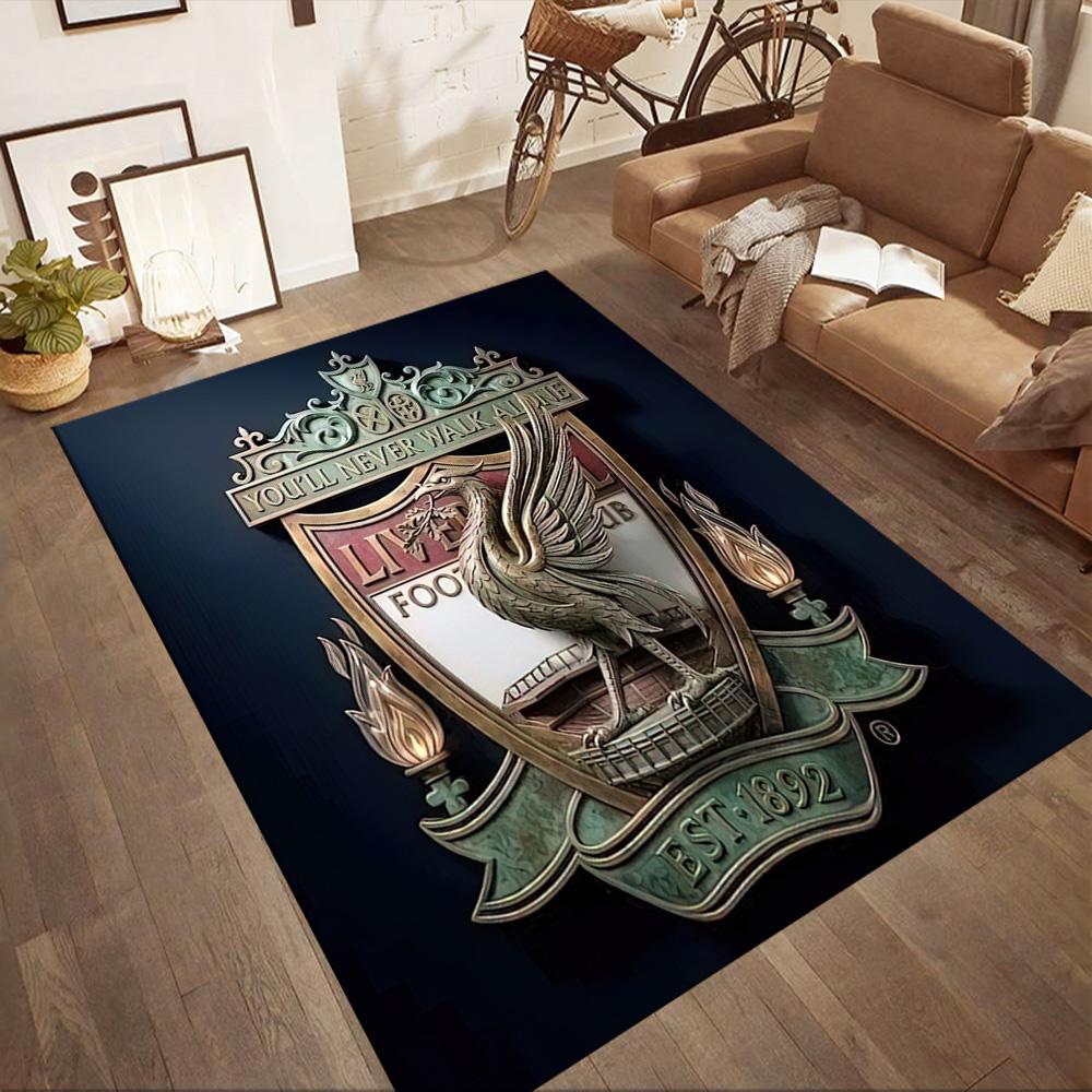 Liverpool Football Club Floor Mat Design For Game Room Kitchen Entryway Living Rooms Antislip Rug Decorate Offices Best For Christmas
