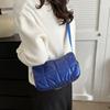Oxford Quilted Shoulder Bag Lattice Padded Crossbody Bag Fashion Space Cotton Crossbody Bag  Travel