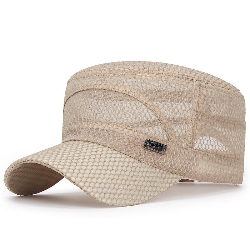 Spring Summer Anti-UV Baseball Cap Adjustable Casual Cadet Hat Breathable Outdoor Sun Hat Men