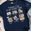 Librarian Present Book Lover T-Shirt, 100% Cotton Literary Graphic