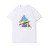 Plus Size Summer T Shirts for Women Anime Shangri La Frontier Printed Casual Short Sleeves Tops 100% Cotton Oversize O Neck Tees
