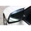 Rear View Mirror 2013- Rain Eyebrow Trim For BMW 3-Series ABS Carbon Fiber