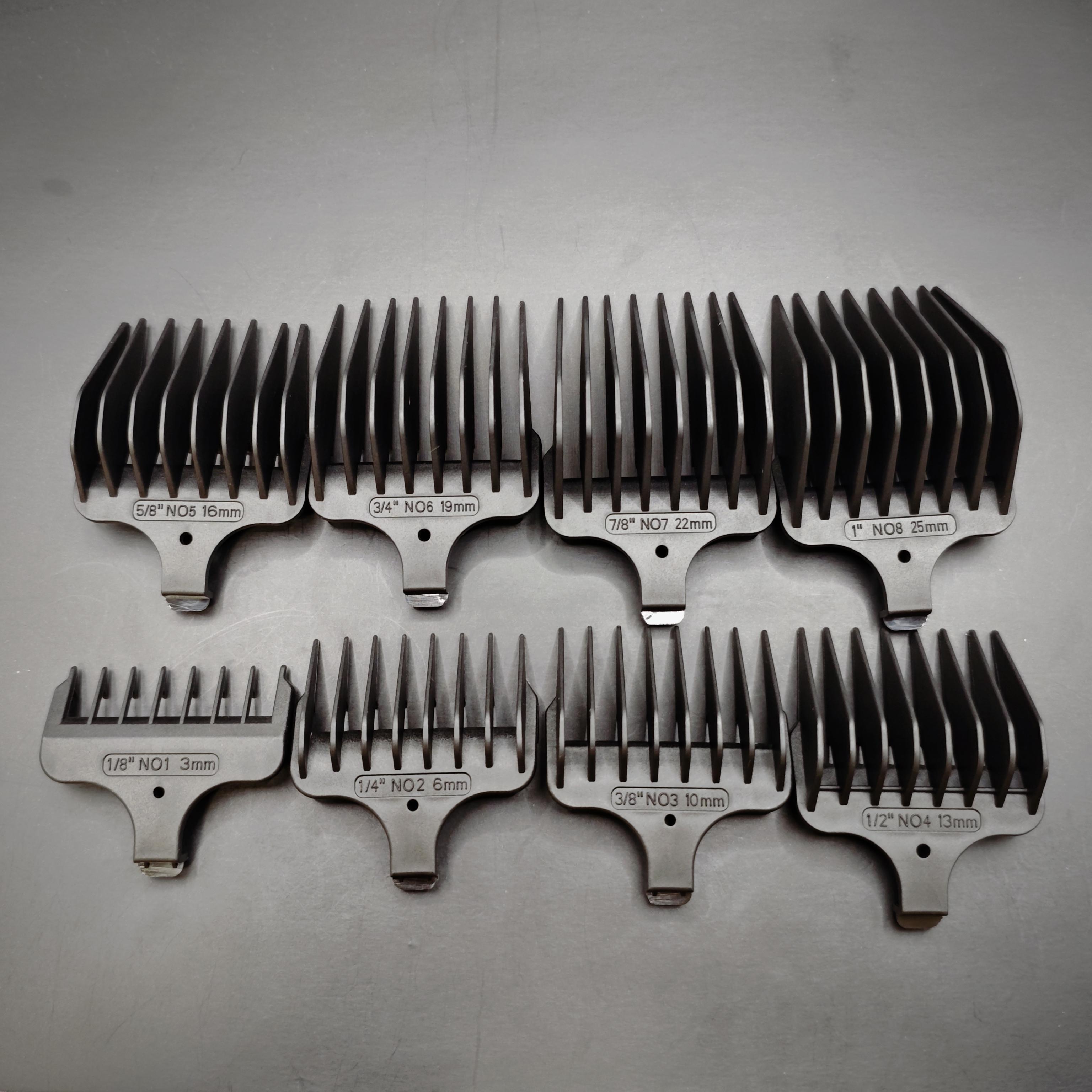 8 шт. Насадки для машинки для стрижки волос #1-#8 Prewave Замена для Wahl Лезвия для триммера бороды T-Blade Extreme Grip Литий-ионные 09893-1901-417 -1917