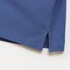 Champion Basic Windsor Blue Shirt Short Crew Cotton Script Logo Relax Fit Women's CW-X339 Dress, Sleeve, Neck, USA, Embroidery,
