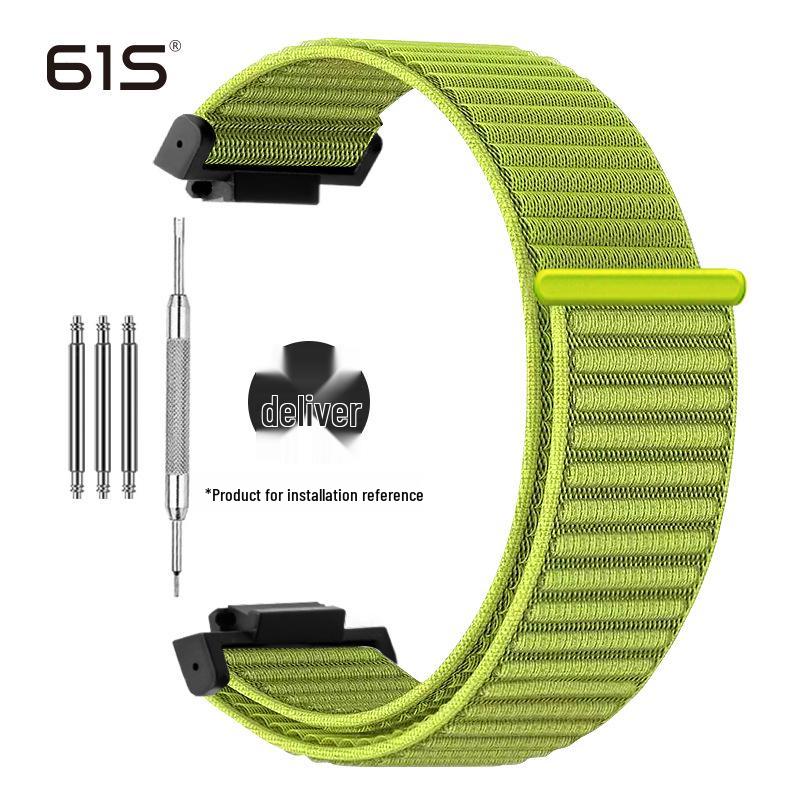 Breathable Woven Watch Band for Casio DW5600, GA2100, GA900 Men's Sports Models.