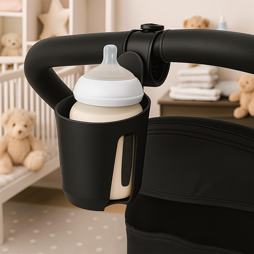 Multi-Functional Elastic Bottle Holder with 2-in-1 Phone Cup Holder, Portable Stroller Accessory, Stroller Accessory