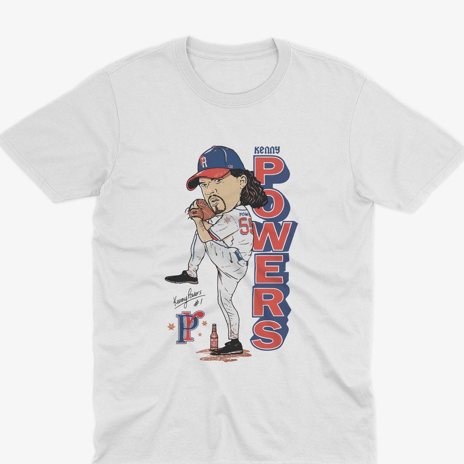 Kenny Powers Eastbound & Down, Kenny Powers Pitching Caricature Funny Retro Baseball Tee, Kenny Powers Funny T-Shirt, Kenny Powers Gift 2XL