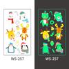 Kids' Waterproof Christmas Glow Tattoos - Festive Cartoon Stickers for Holiday Parties