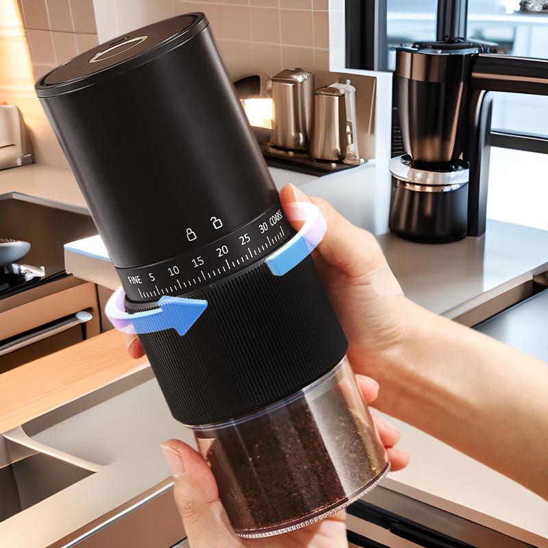 Portable USB Electric Coffee Grinder - Compact Bean Grinder and Small Coffee Machine