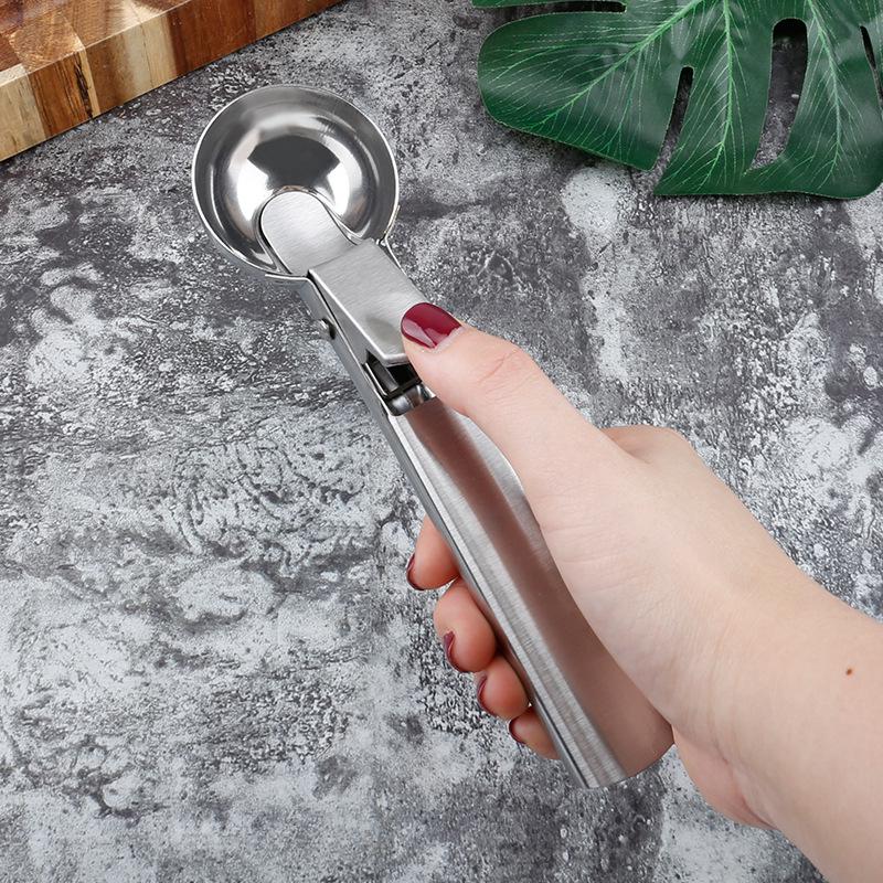 Cuillère à glace et à fruits en acier inoxydable