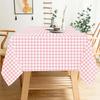 Einweg-Tischdecke Rot Schwarz Kariert Tischdecke Weihnachten Picknick Party Geburtstag Hochzeit Wasserdicht Schreibtischdecke Tischdeko