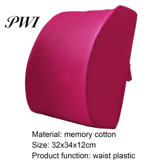 Cars Cushion Adjustable Ergonomic Design Memory Cotton Backs Chair Back for Car Office