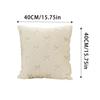 Throw Pillowcase Bowknot Pattern Hidden Zipper Wrinkle Resistant Pillow Cover Bedroom Living Room  Cushion Cover Sofa Home Decor