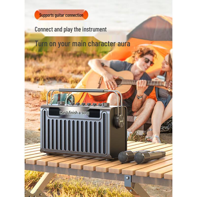 SANSUI E96 High-Power Portable Karaoke & Live Stream Speaker