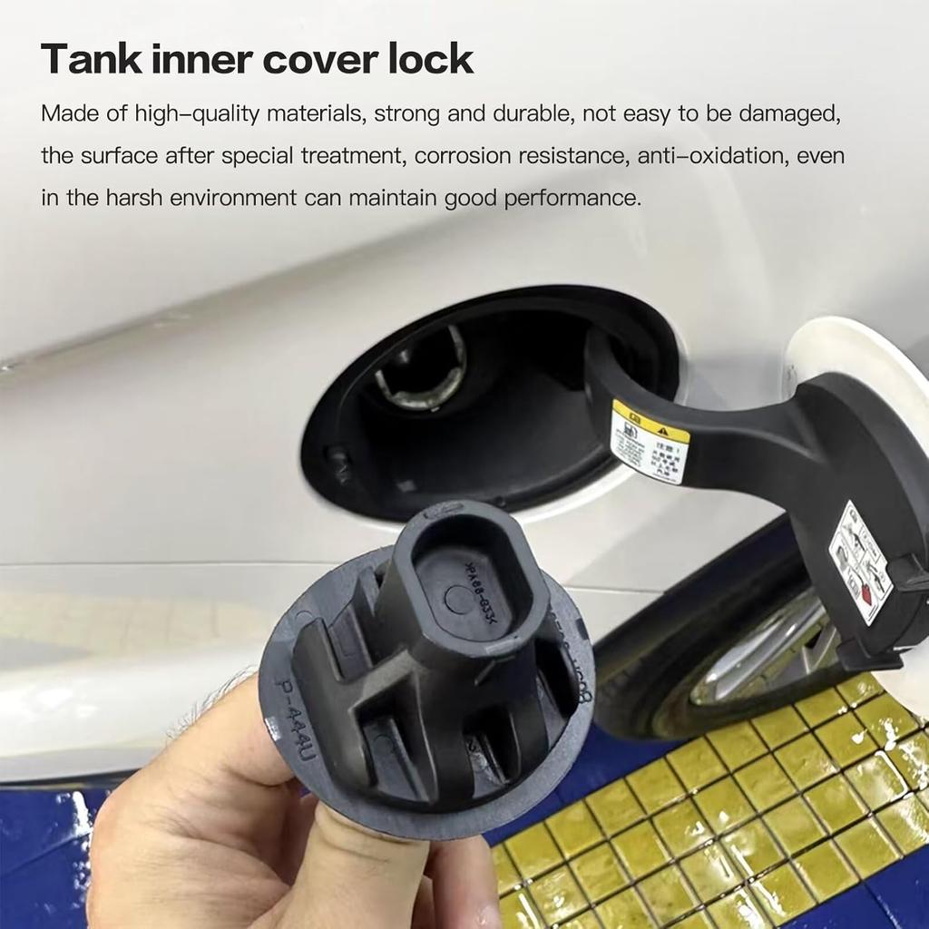 2024 Upgraded Locking Gas Fuel Tank Cover Plug Cap with 2 Keys For Ford F-150, OE 8U5Z9C268B