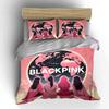 Blackpink Themed Pink Bedding Set Bedding set (1 duvet cover, 2 pillowcases, duvet not included)