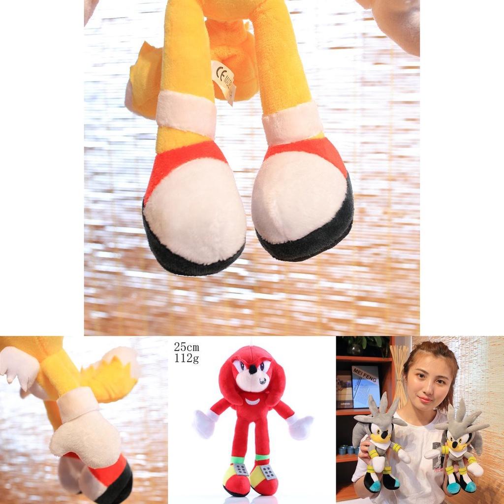 Adorable 28cm Sonic The Hedgehog Shadow Amy Rose Knuckle Tail Plush Toy For All Ages