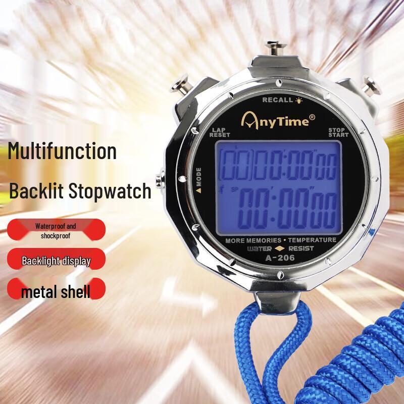 Professional Multi-Function Digital Sports Stopwatch