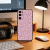Cool pink leopard print for girls Phone Case For Samsung S25,S24,S21,S22,S23,S30,Ultra,S20,Plus,Fe,Lite,Note,10,Black Cover