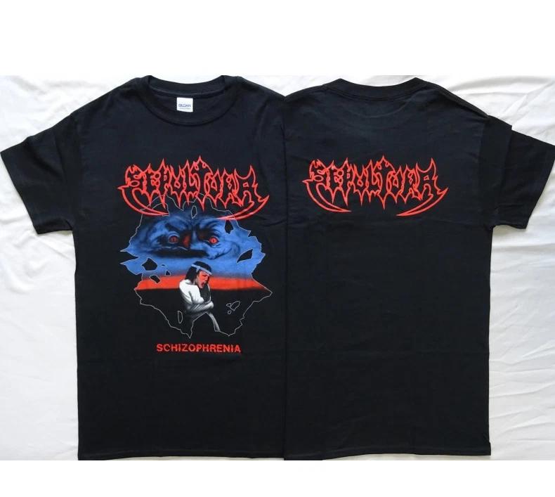 Sepultura Schizophrenia 1987 Old Skull Official Thrash Death Metal Tee XL