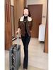 Petite Women's Thickened Fleece-Lined Cotton Jacket - Winter 2025 Fashion, Versatile, Slimming, Zipper Coat