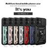 Armor Shockproof Case For Iphone 17 16 15 14 13 12 Pro Max PLus 12 13 Mini Car Magnetic Holder Ring Stand Camera Protector Cover