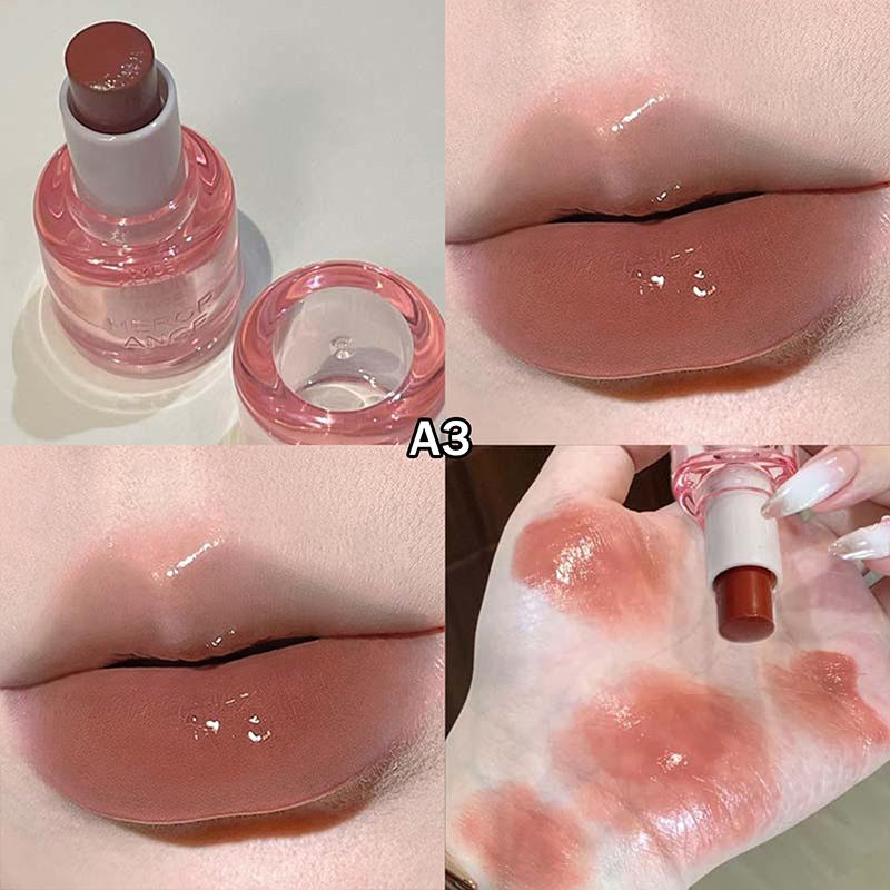 Herorange Mirror Lipstick Water Light Lipstick Super Pigmented Non-Sticky Non-Smudging Easy To Apply Long-Lasting