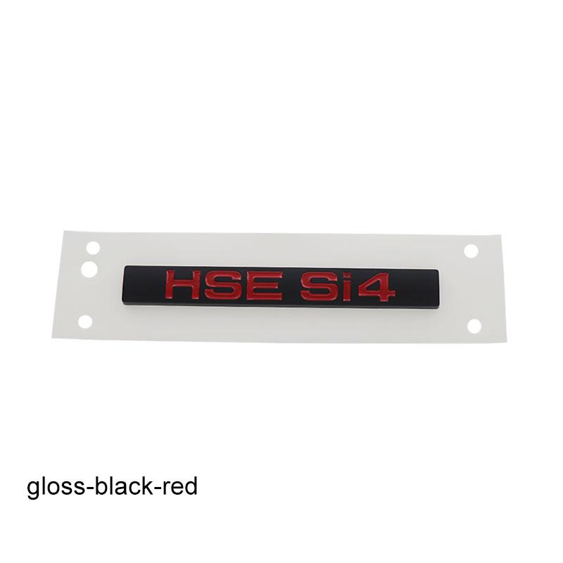 3D Premium HSE Si4 Edition for England UK SUV Off Road car Engine Hood Fender trunk Tail Rear Decal Emblem Badge Sticker