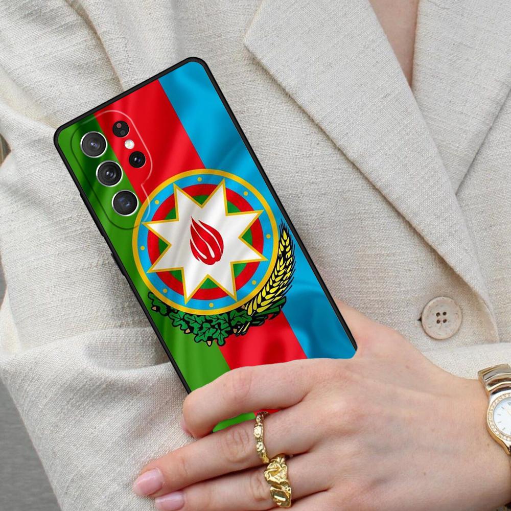 Azerbaijan Flag SOFT Cell Phone Case for Samsung Galaxy S26 Ultra S25 S24 S23 S22 S21 S20 Note10 Cover