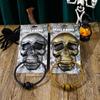 Halloween Spooky Doorbell Festival Skull Prank Toys Haunted House Party Glowing Pumpkin Skull Door Hanger