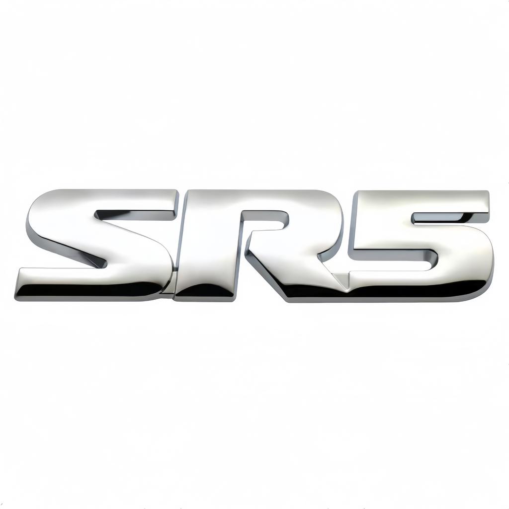 3D Metal HULUX VIGO SR5 V6 Badge Sticker Rear Trunk Emblem Decal Car Exterior Styling Accessories
