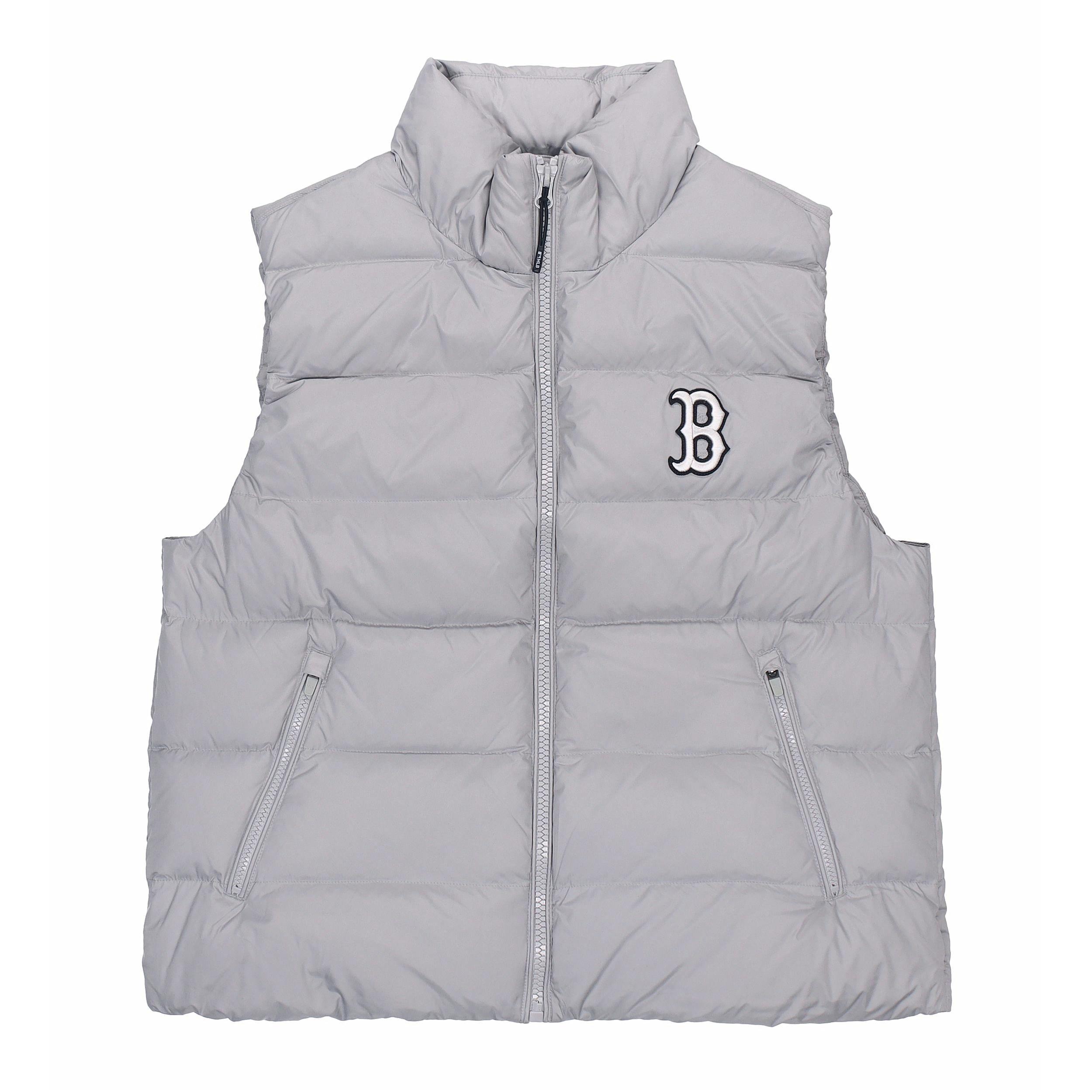 MLB Down Vest Unisex Light Gray 3ADVB0226-43GRL S
