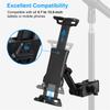 Adjustable Tablet Phone Stand Holder Clip w Magic Arm Super Clamp Tablet Holder for iPad iPhone 4.7-13.5Inch Tablets&Smartphones