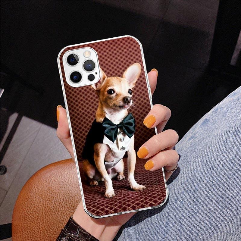 Chihuahua Puppy Teacup Dogs Phnoe Case for Iphone 17 Air 16 11 12 13 Mini 14 Plus 15 Pro Max 7 8E SE 2020 16ProMax Phone Cover C