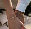 Individuelle Edelstahl PVD Damen Quadrat Schlange Halskette Kette Liebe 14k Gold Knoten Armbänder für Herren