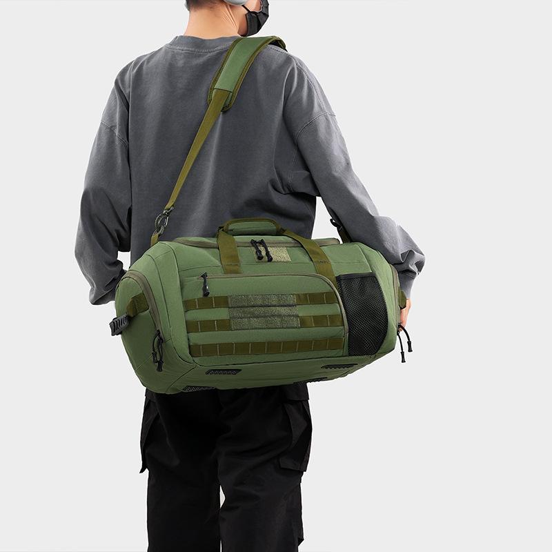 Men's Casual Luggage Bags for Going Out for Fun, Large Capacity Pressure-reducing Handbags, Shoes and Silos, Multi-functional Fitness Bags