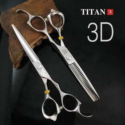 Forbici per capelli TITAN Professionale Barbiere Taglio Parrucchiere e Set di assottigliamento Strumento 6,0 pollici GIAPPONE 440C ACCIAIO