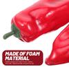 3Pcs Realistic Foam Fake Peppers for Home Decor Bakery Restaurant Photography Props Artificial Chili Ornament Showcase Display