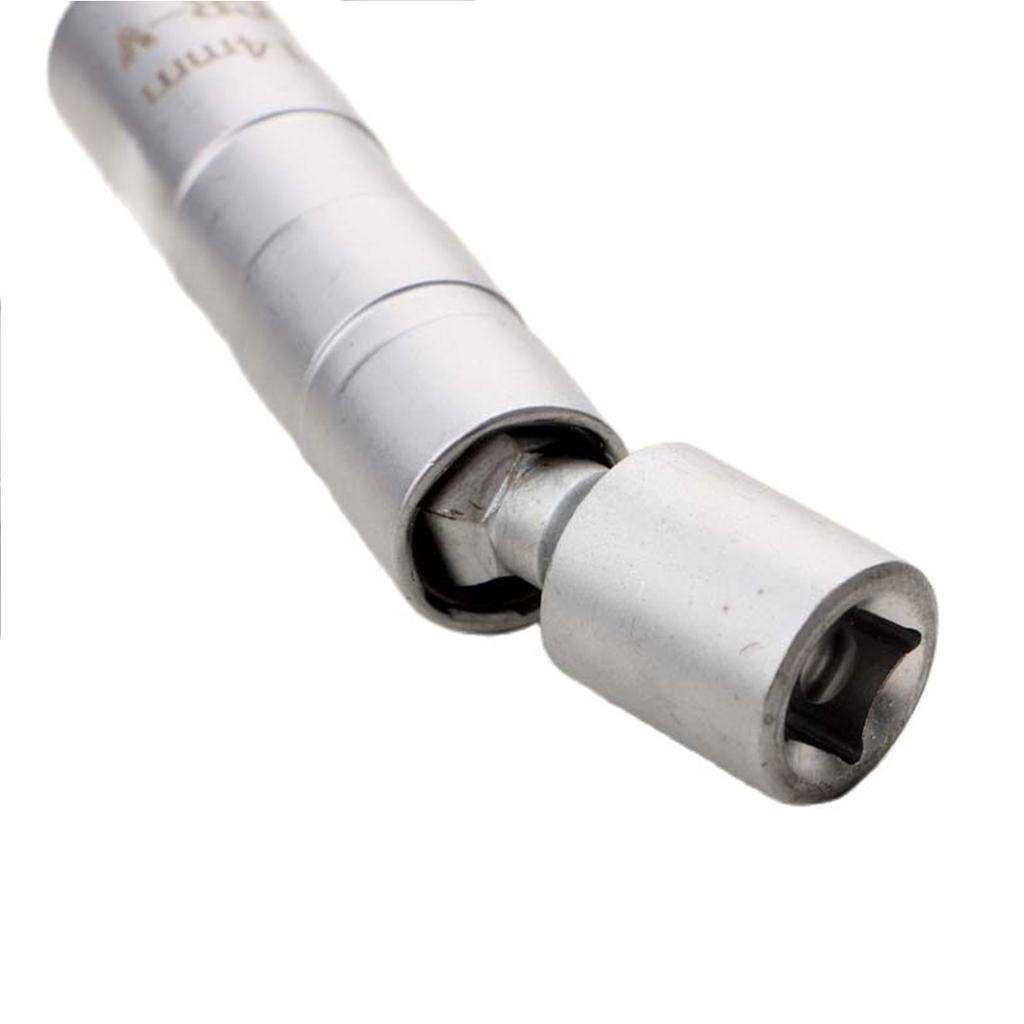 Socket Wrench Magnetic 12 Angle Repairing Removal Tool Thin Wall 3/8" Magnetic Drive Sockets for 14/16mm Spark Plug Removal Tool