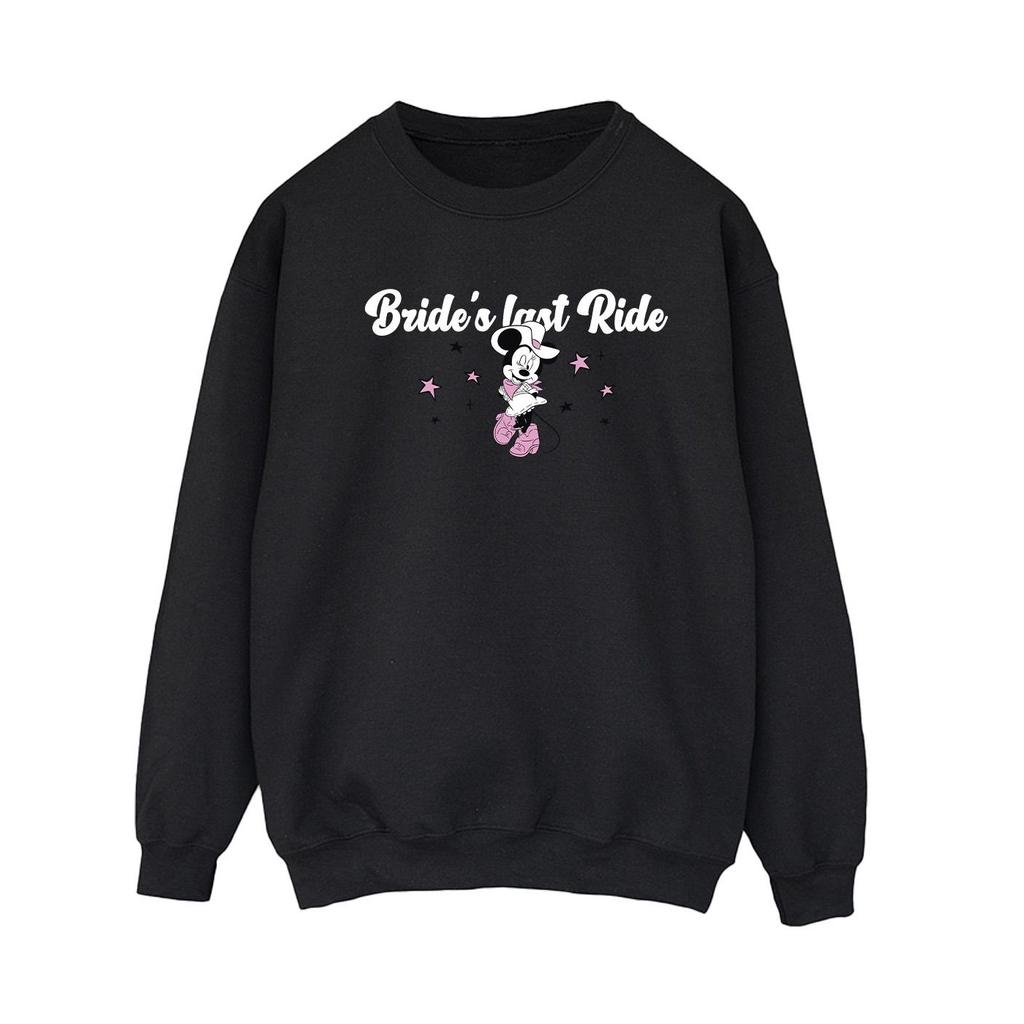 Disney Womens/Ladies BrideÂ´s Last Ride Minnie Mouse Sweatshirt