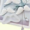 Angel Wing Mold - with Chains for Hanging, for DIY Crafts, Home Decor, Wedding, Birthday Party - Durable Silicone Casting Mold for Candle, Soap