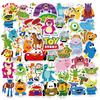 50 Pieces of Pixar Animation Collection Graffiti Stickers for Decorating Luggage with Waterproof Disney Stickers