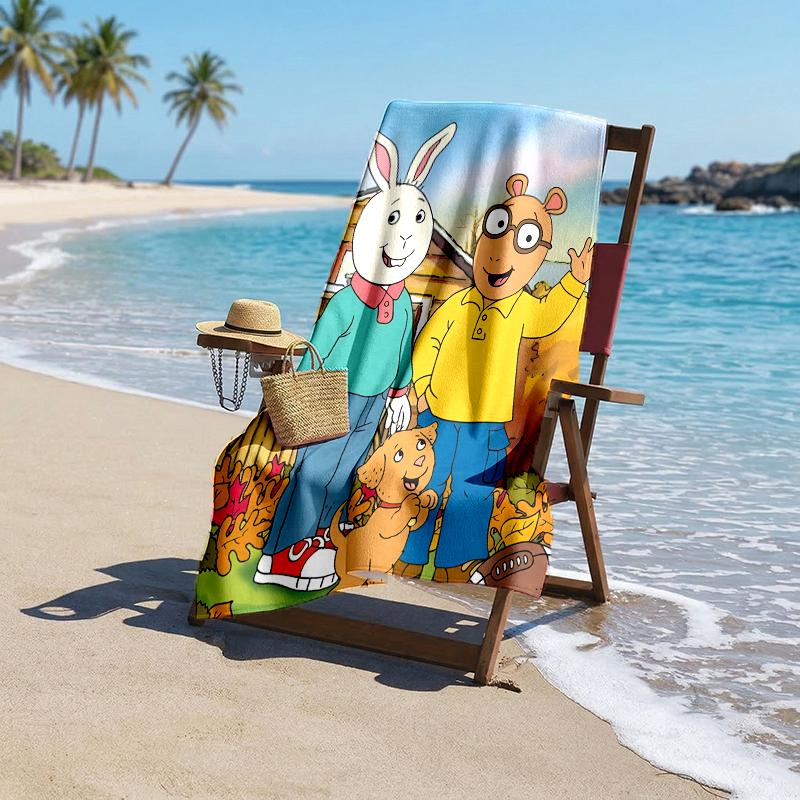 Arthur Fashion Beach Towel: Ideal for Summer Adventures Soft, absorbent and quick drying suitable for swimming and bathing