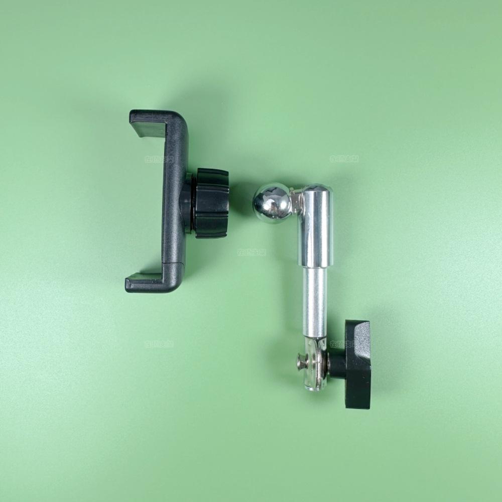 Universal Mobile Mic Boom Arm Stand Adapter: 17mm Ball Head, 1/4-Inch Interface, Tripod Spare Parts