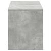 TV Stand with LED Lighting Concrete Grey 140 X 34 X 40 Cm Particleboard