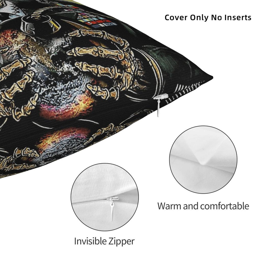 Megadeths Pillow Case MegaRock City Poster Comfy Pillow Cover For Sofa Car Home Decor Fashion Pillowcases