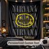 TapestryNirvana Custom Name Text Personalized Wall Hanging Tapestry Home Wall Decor